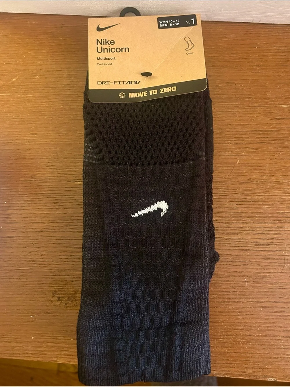 Nike Black Dri-FIT Socks - Cushioned Performance